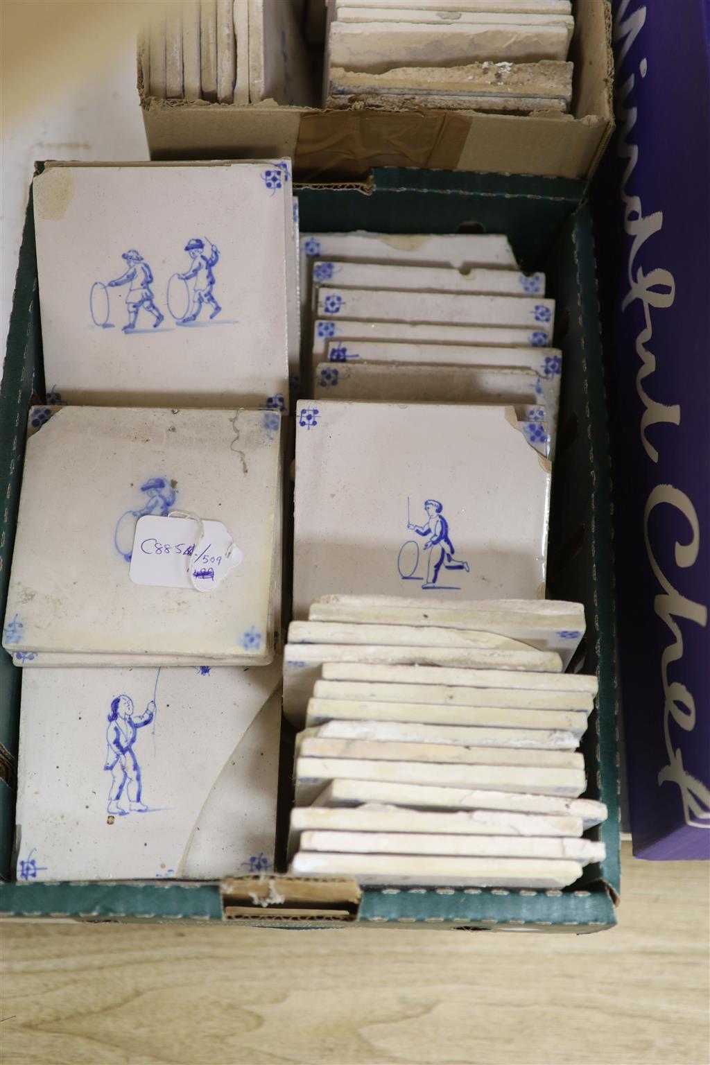 A collection of Delft tiles